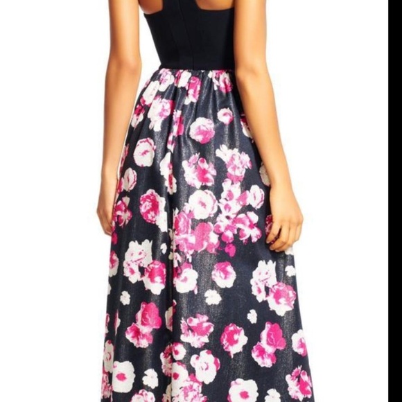 NWT Adrienne Pappel Halter Maxi Dress - Picture 2 of 5